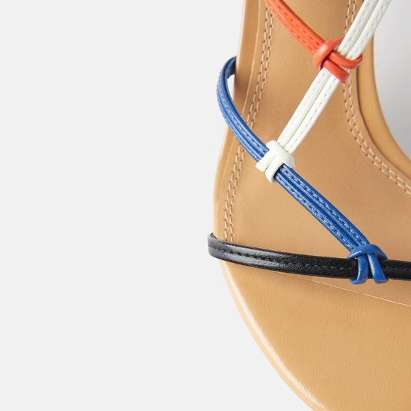 ZARA Strappy Heeled Sandals "AS SEEN ON Gal Gadot" - Picture 6 of 8